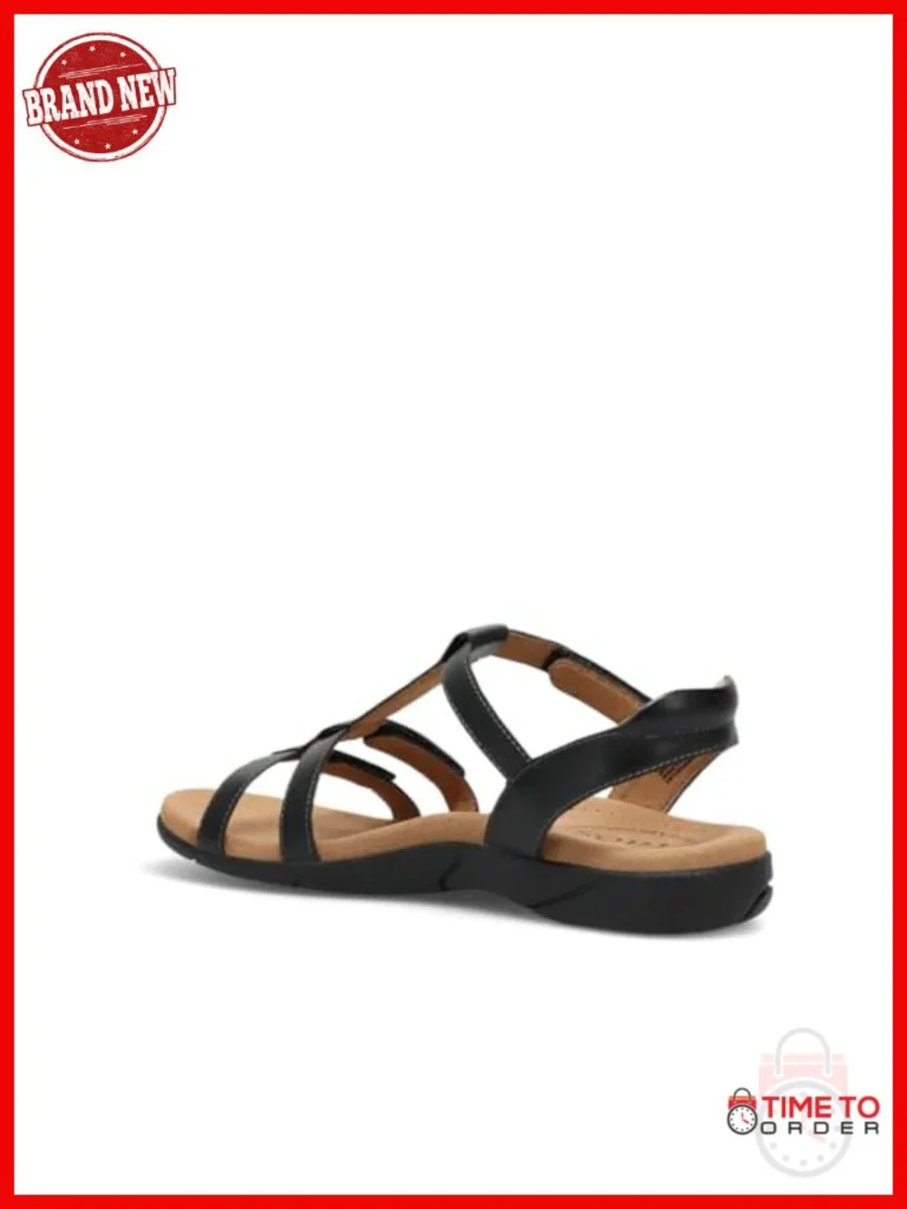 Full Grain Leather Arch & Metatarsal Support Slide Sandal